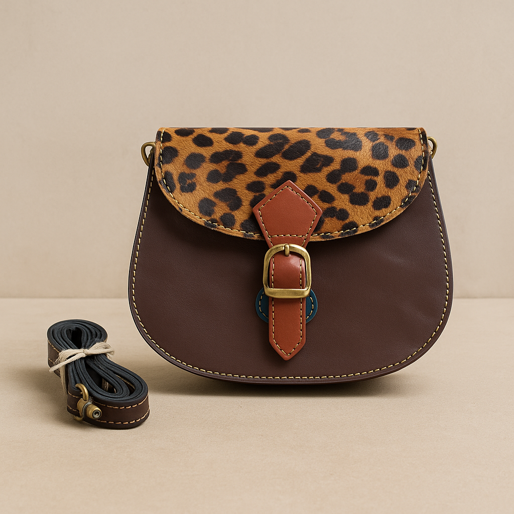 Leren dierenprint tas Jay Winter