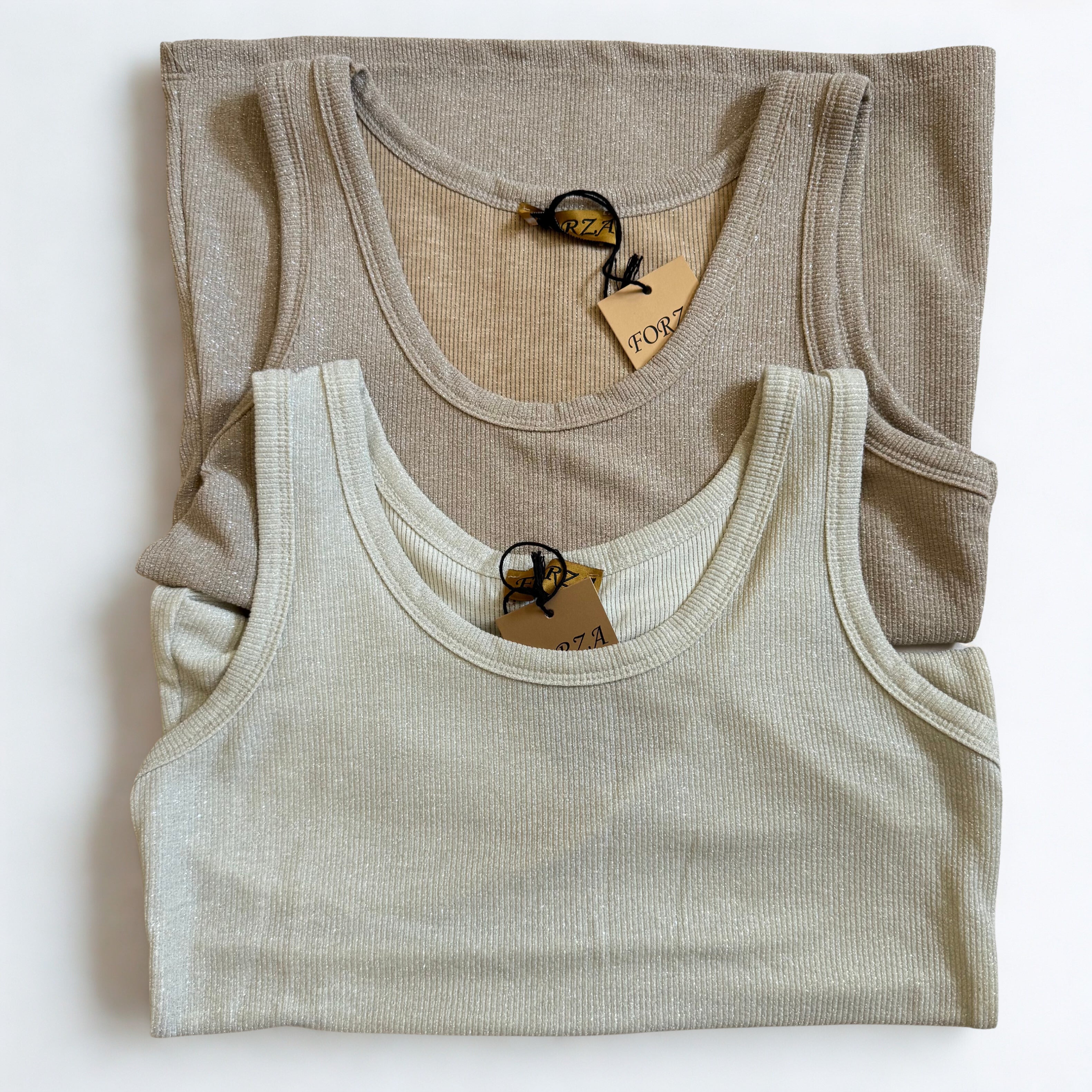 Shimmer Rib Tanktop