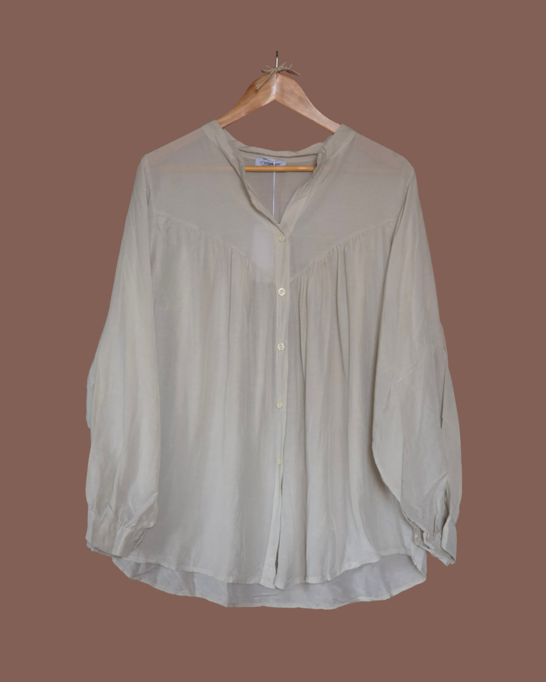 Elegante blouse met plooidetail