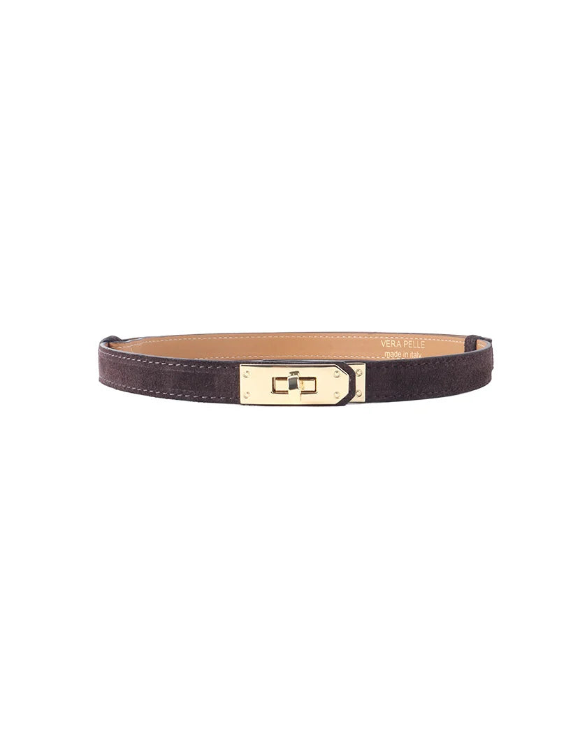 Suede Charm Belt