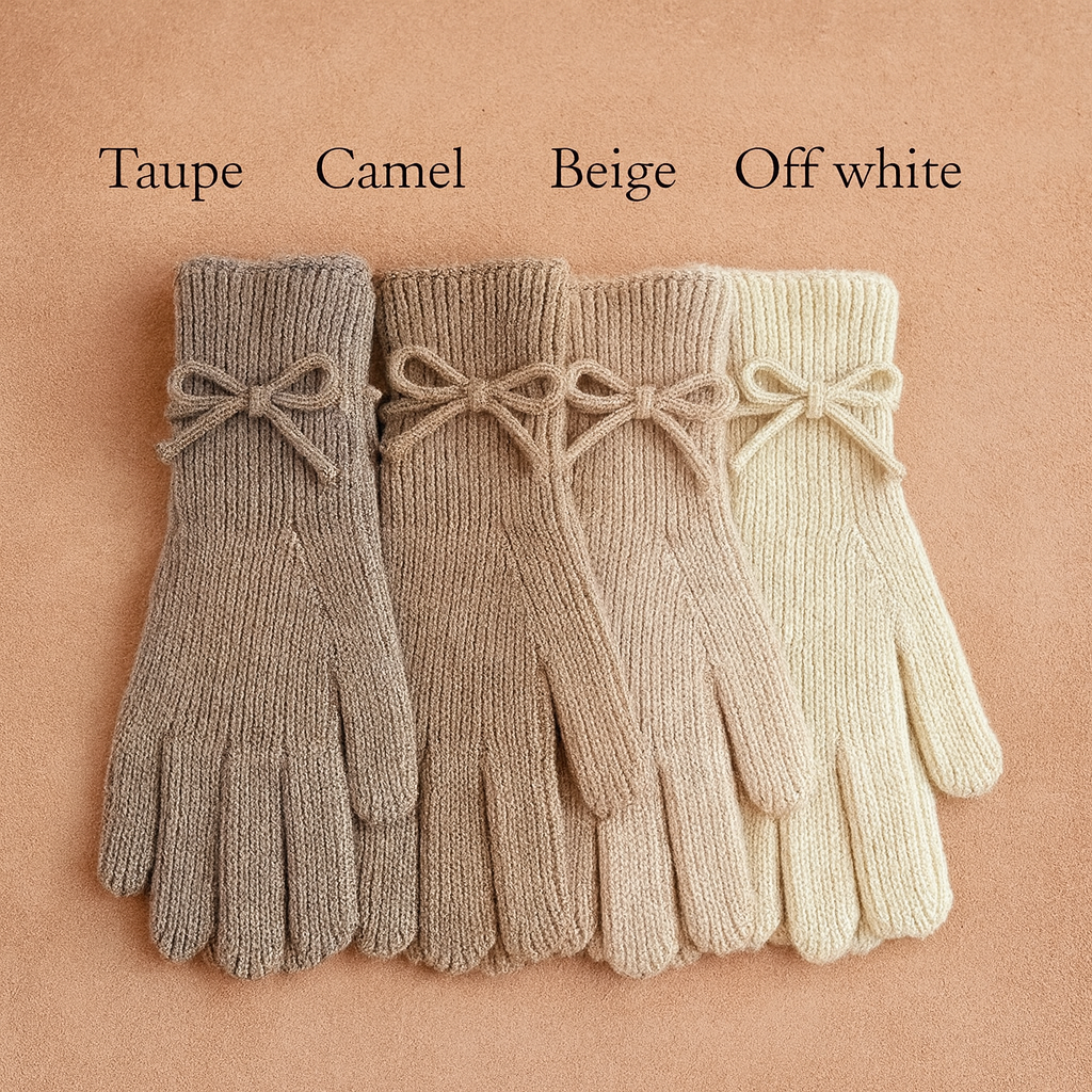 Cozy Glow Knit Gloves