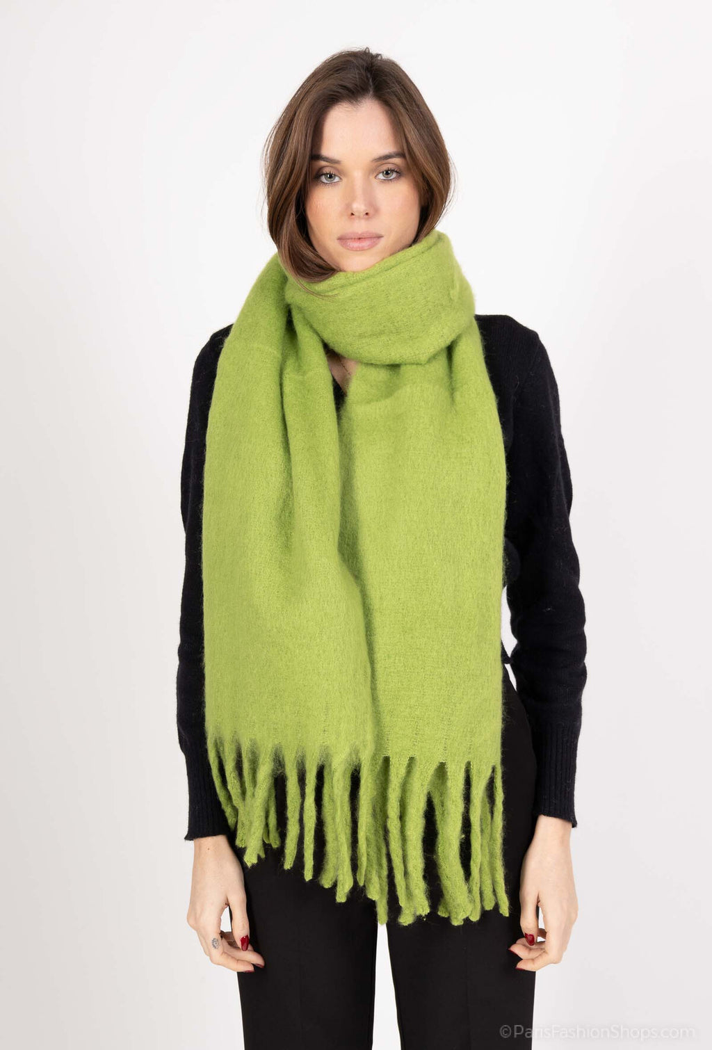 Soft Cozy Fringe Scarf
