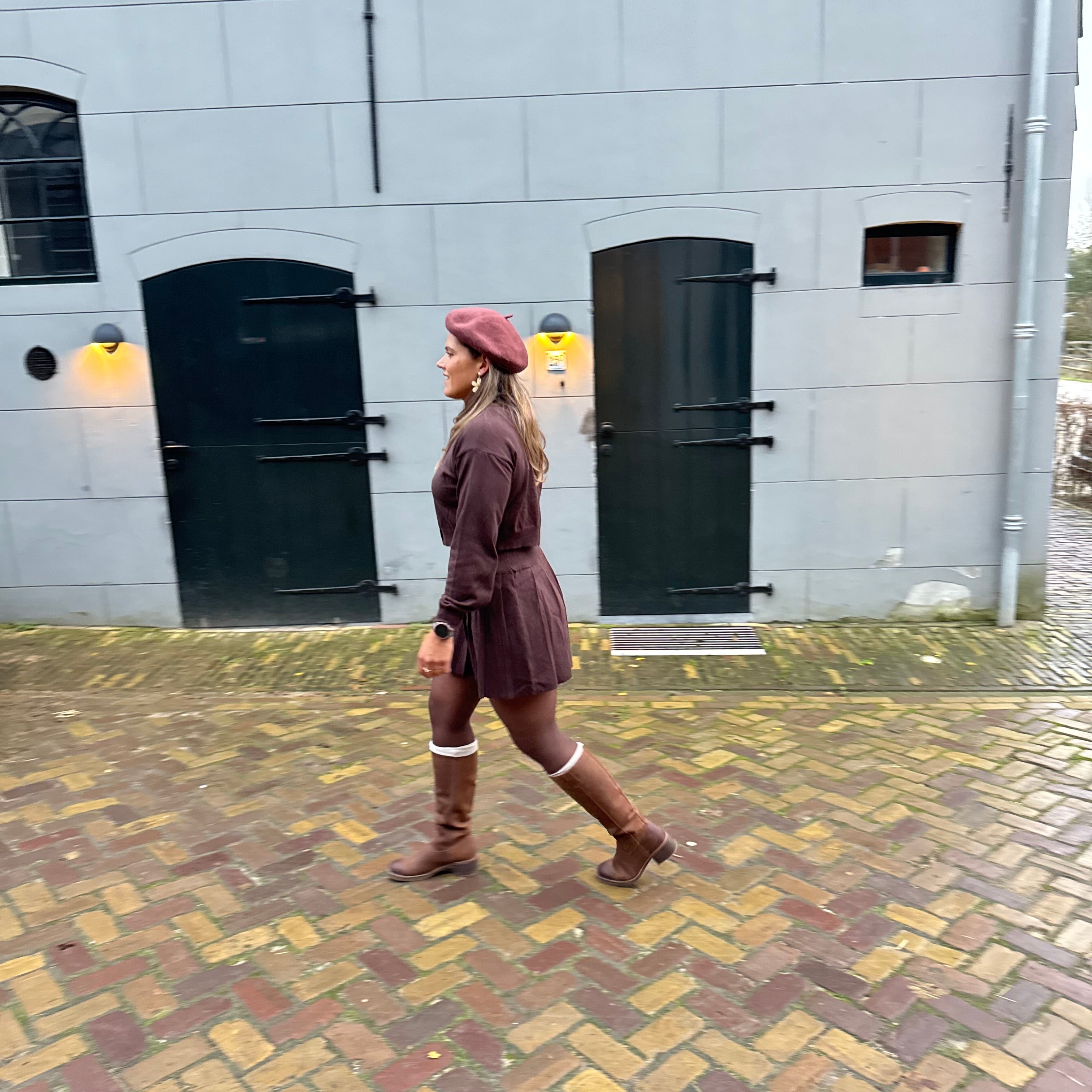 Cozy Paris Knit Skirt