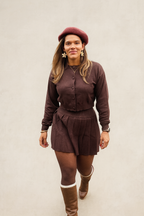 Cozy Paris Knit Skirt