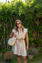 Flower Suede Knoopriem