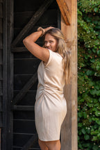 Jersey Dress Beige