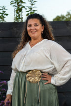 Elegante blouse met plooidetail