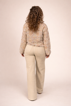 Soft Sand Wide Leg Jeans