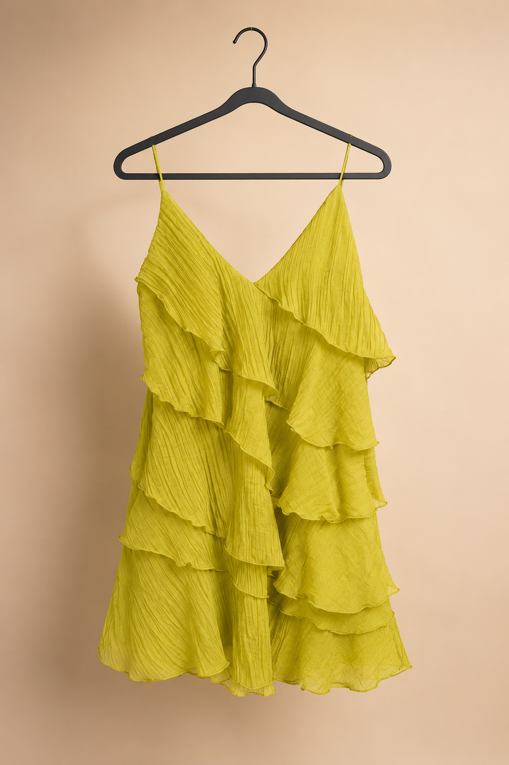 Halter dress lime