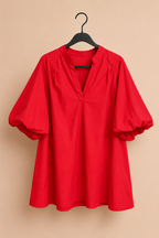 Red dress