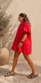 Red dress