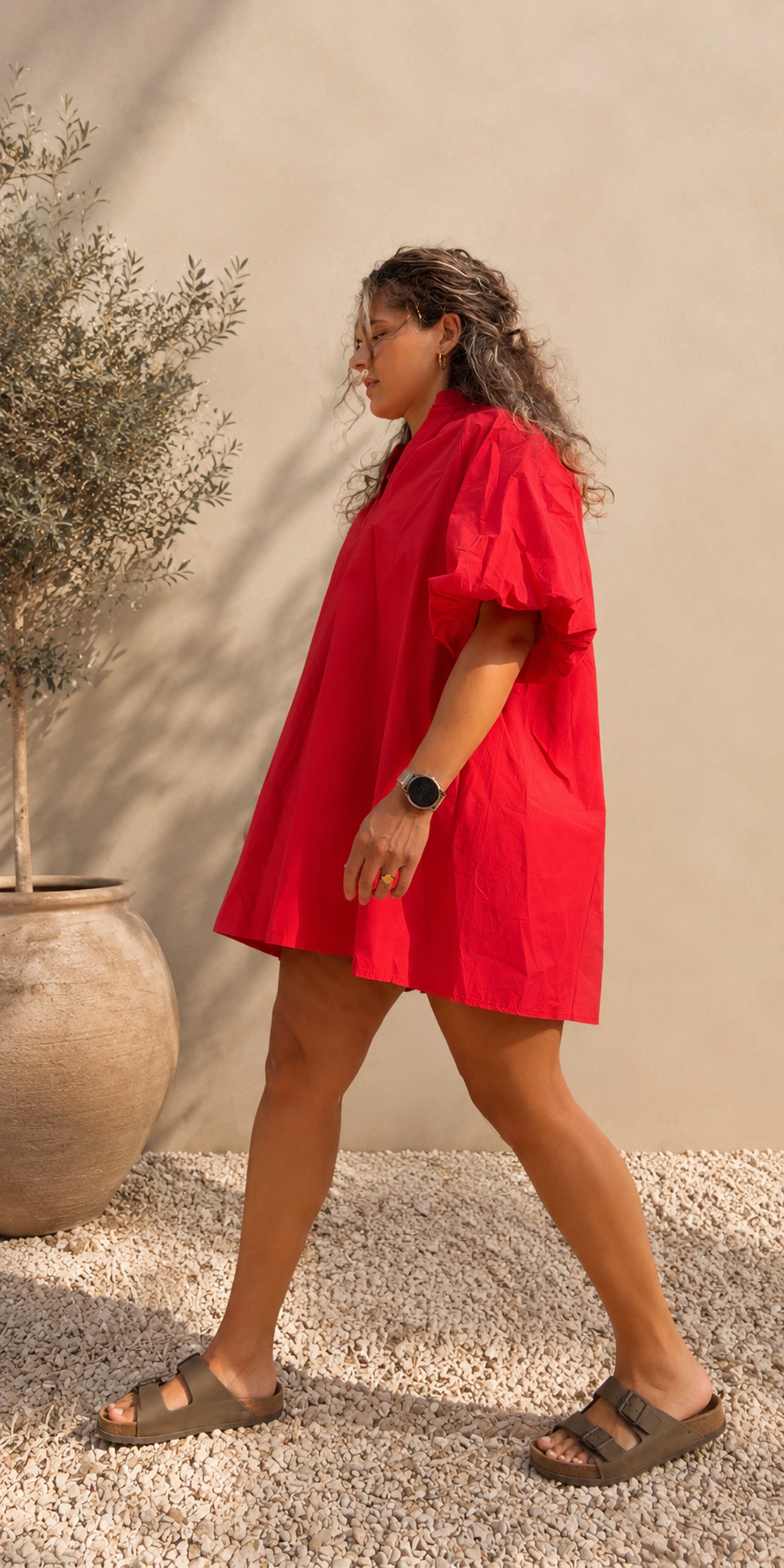 Red dress