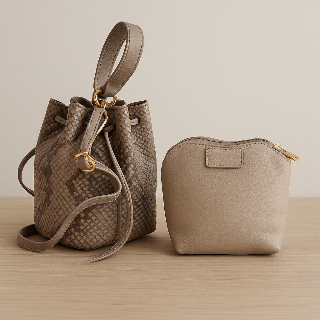 Savannah Bucket Bag – Beige