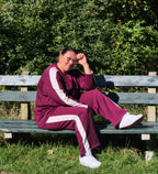 Soft jogger set asymmetrical