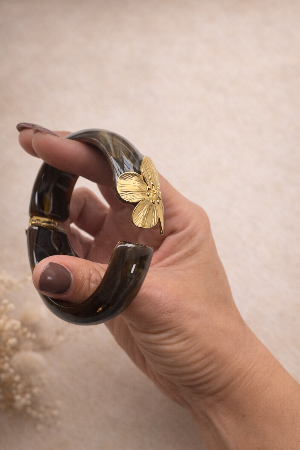 Golden Bloom Bangle