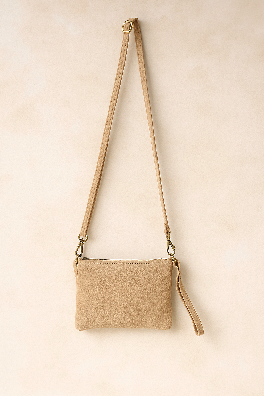 Suede Essentials Clutch