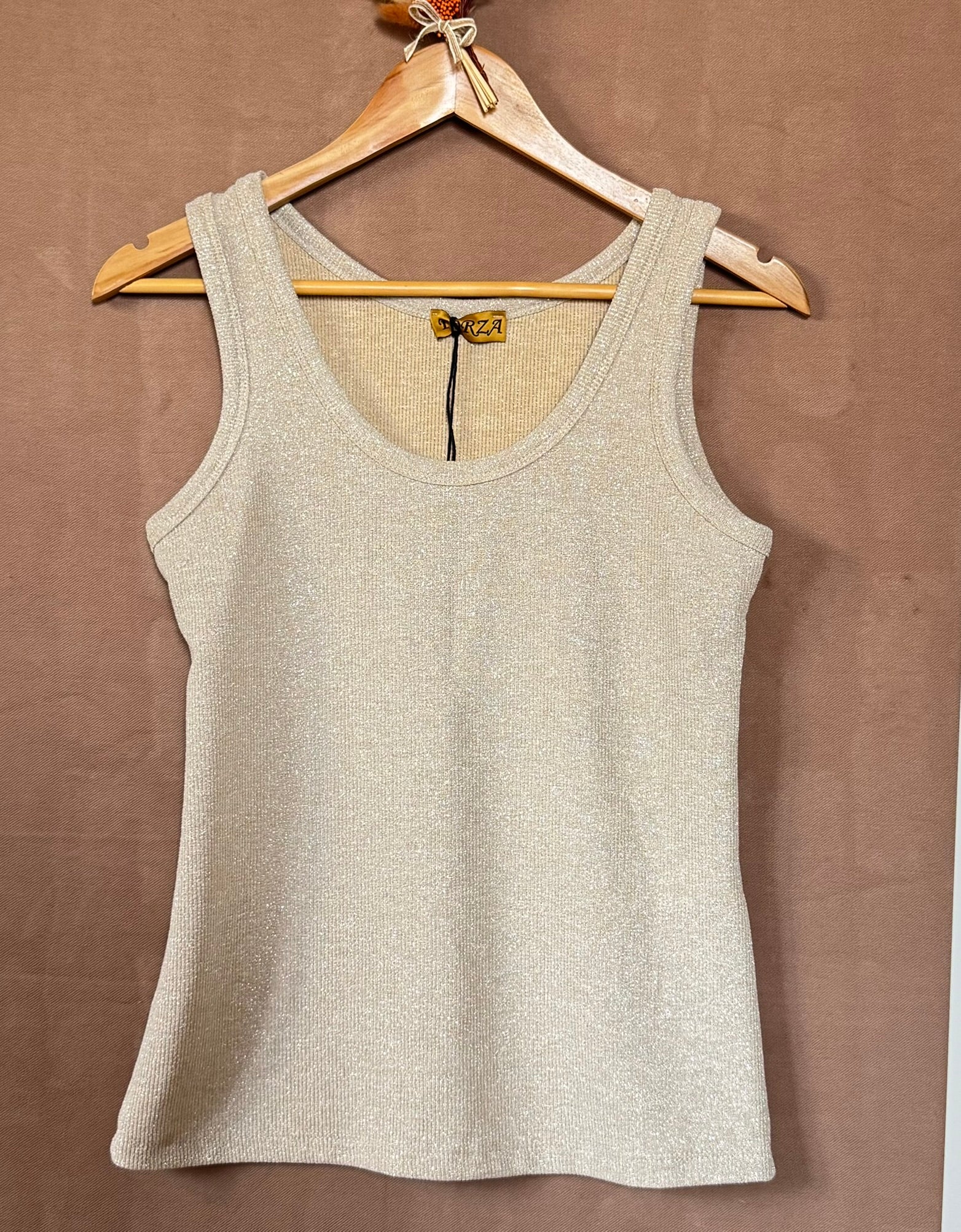 Shimmer Rib Tanktop