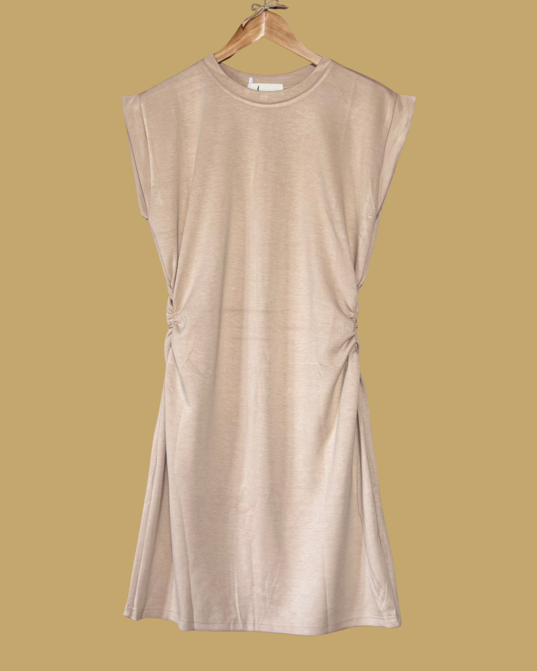 Jersey Dress Beige
