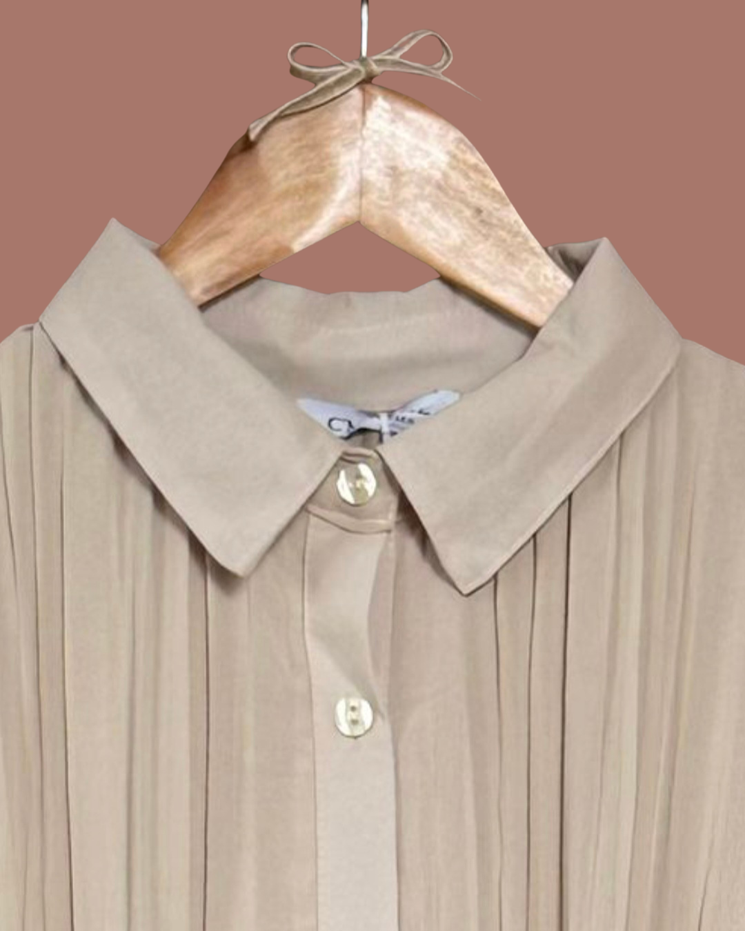 Plissé blouse