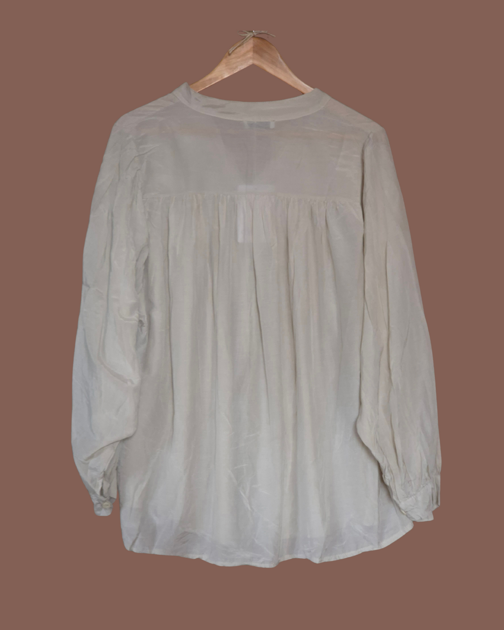 Elegante blouse met plooidetail