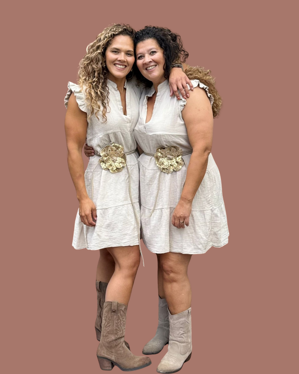 Flower Suede Knoopriem