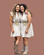 Flower Suede Knoopriem