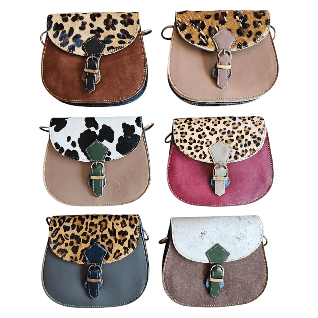 Leren dierenprint tas Jay Winter