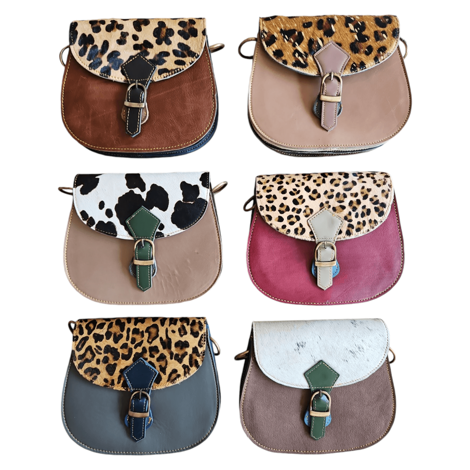 Leren dierenprint tas Jay Winter