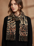 Boho Glam Leopaerd Scarf