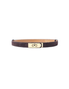 Suede Charm Belt
